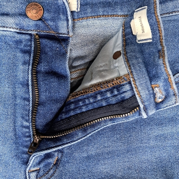 Madewell Stovepipe Jeans Size 26 Calliston Wash - Picture 4 of 16